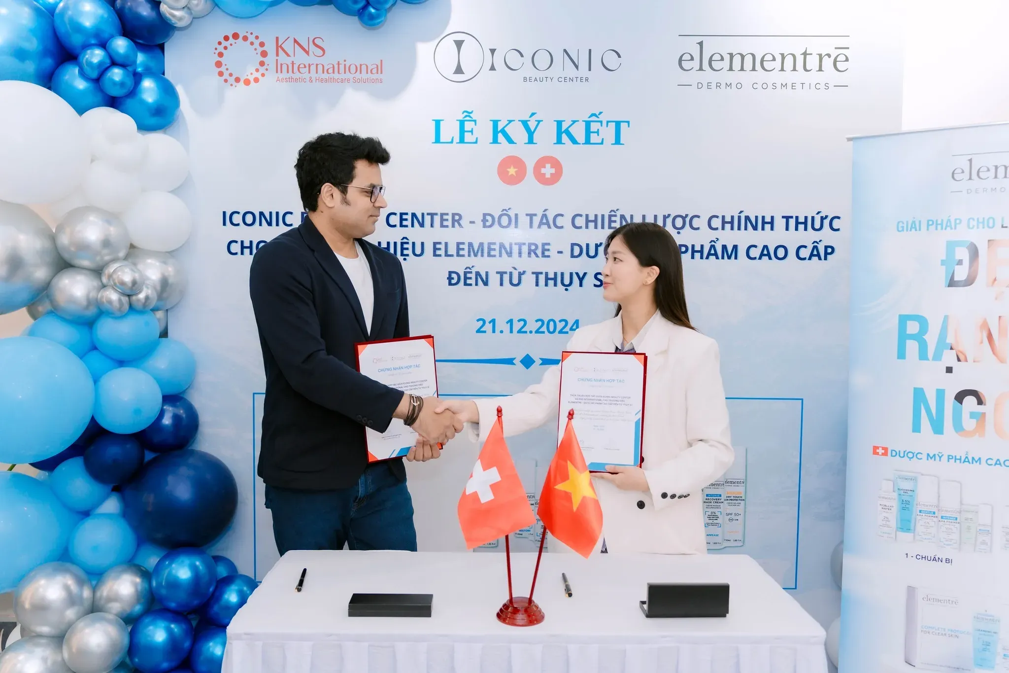 Elementre Vietnam & Iconic Beauty Center Announce Strategic Partnership in Swiss Cosmeceuticals